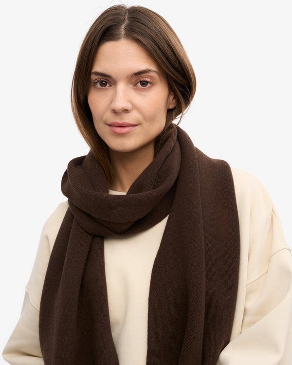 Colorful Standard Merino Wool Scarf Coffee Brown Schal braun